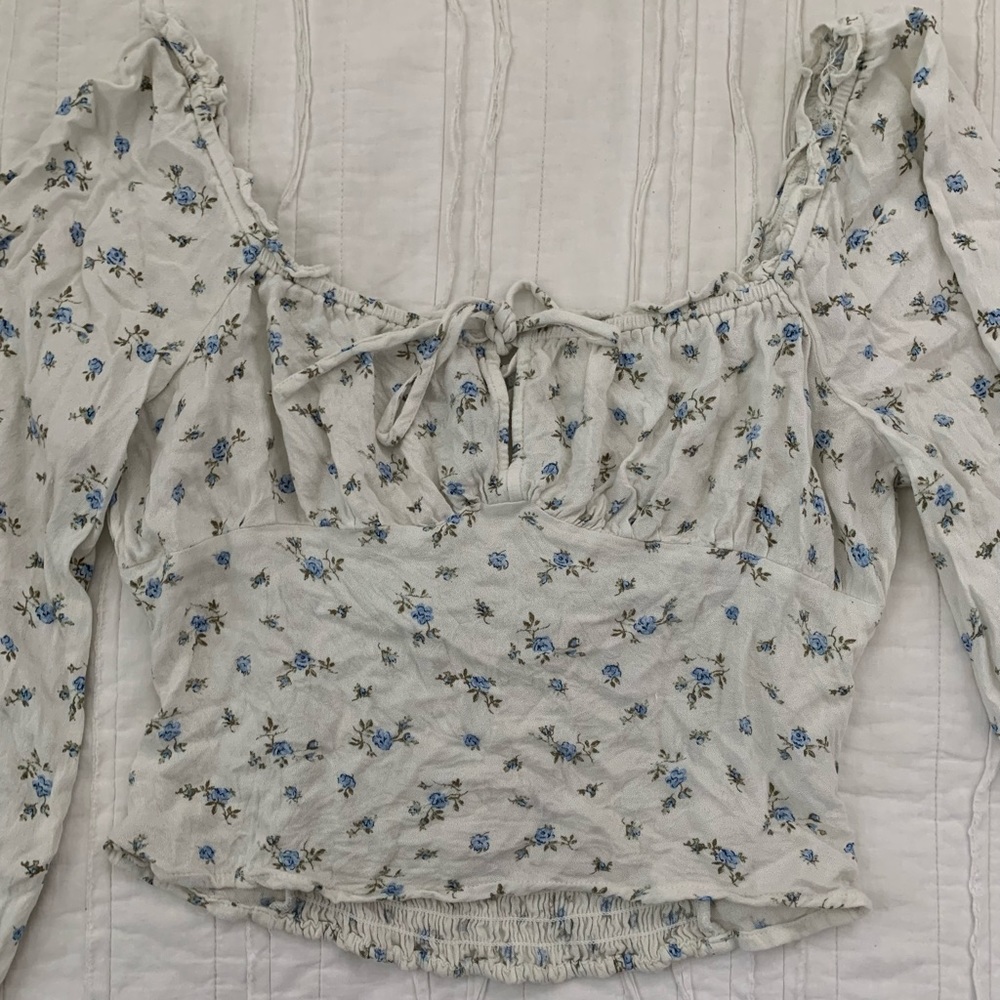 floral milkmaid top